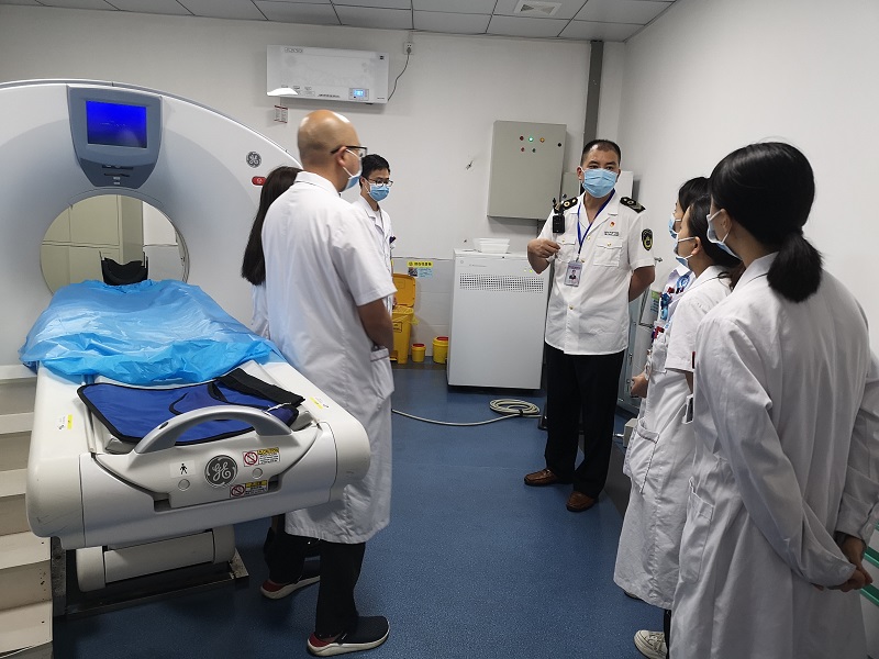 四川省卫生执法监督总队莅临我院开展放射卫生检查
